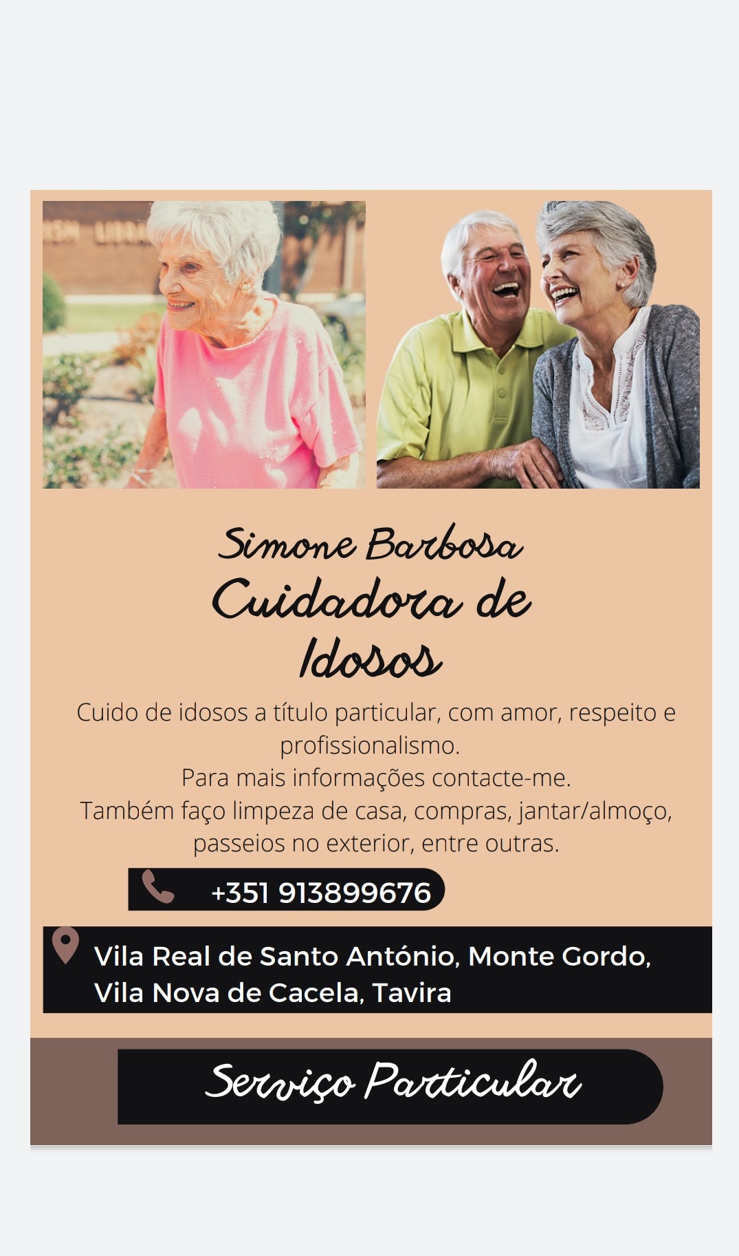 Simone Barbosa - Vila Real de Santo António - Limpeza a Fundo