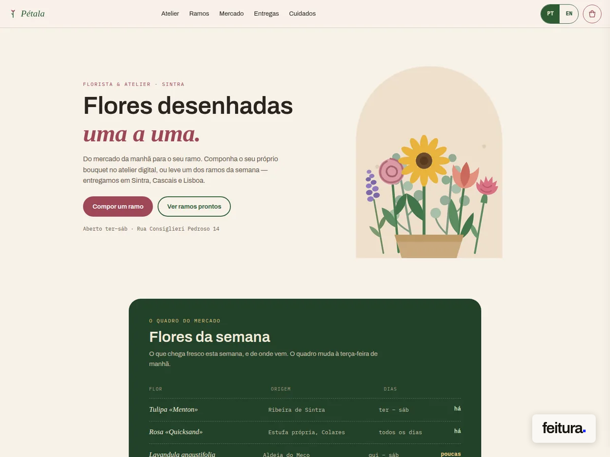 Feitura.com - Sintra - Design de UI