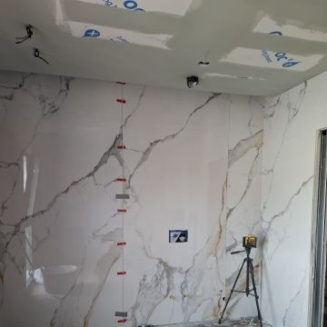 Gleidson azulegista - Vila Franca de Xira - Adición de pared interior