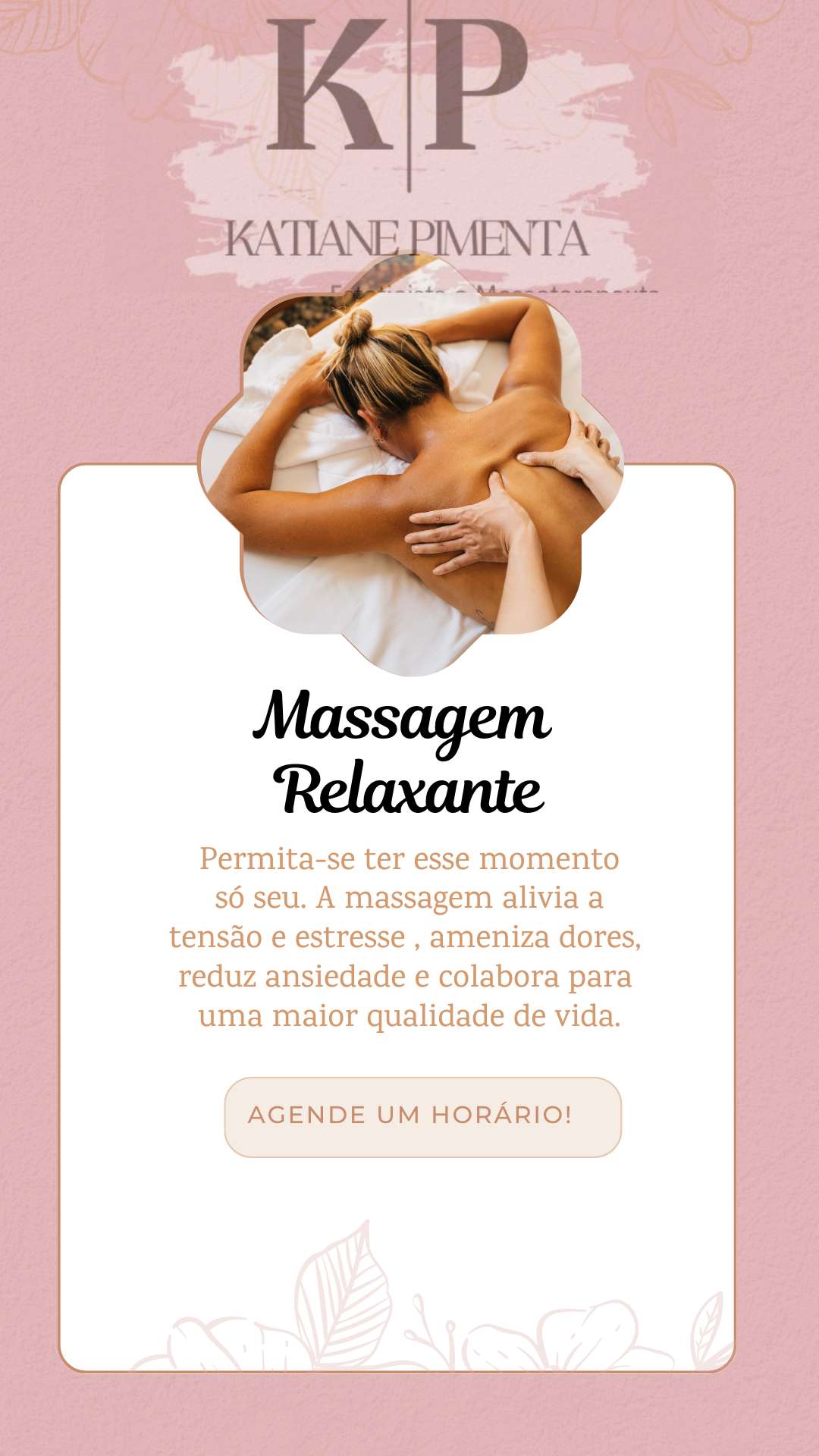 Katiane Pimenta Massoterapeuta e Esteticista - Figueira da Foz - Reflexology Massage