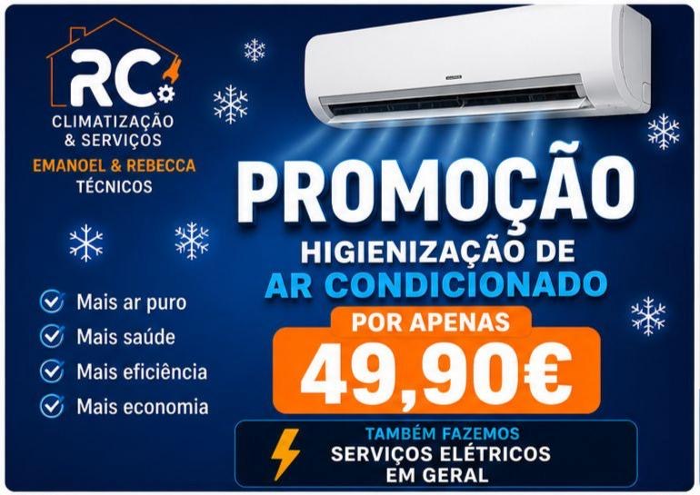 RC - Climatização e Serviços Elétricos - Maia - Instalação de Lâmpada