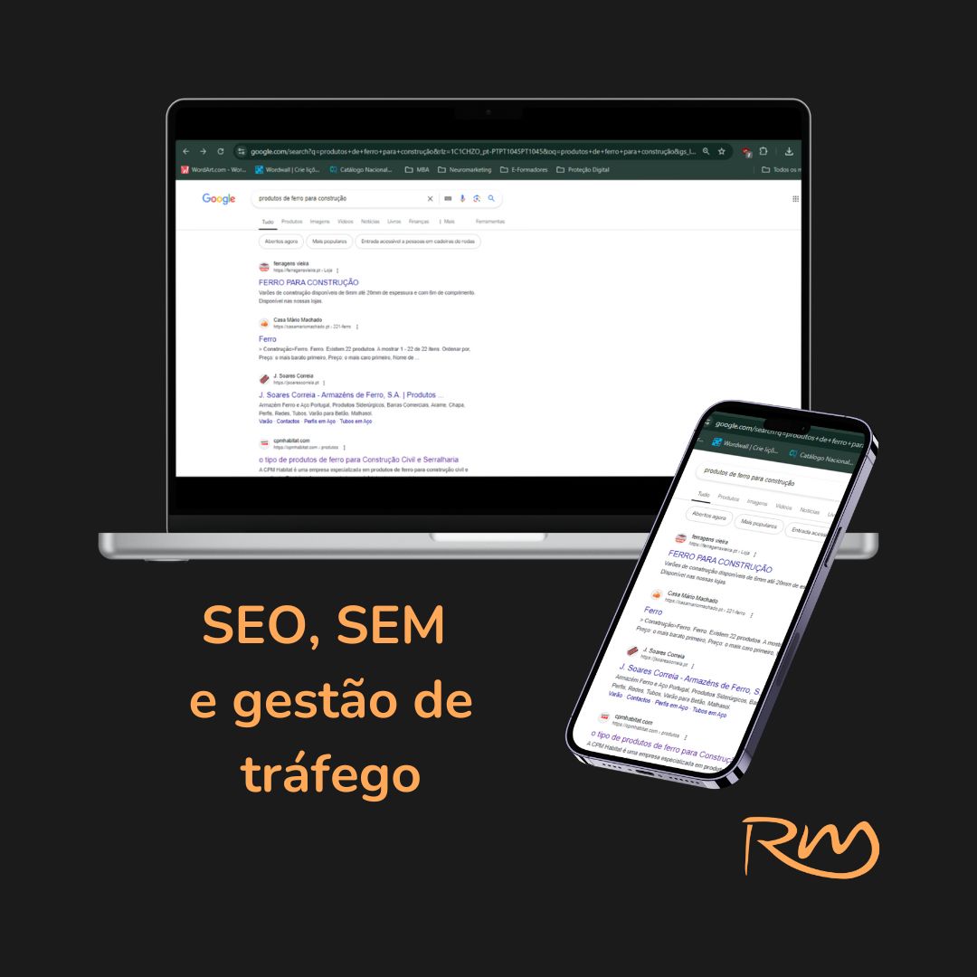 RM - Marketing Digital. Formação & Consultoria - Sintra - Web Design
