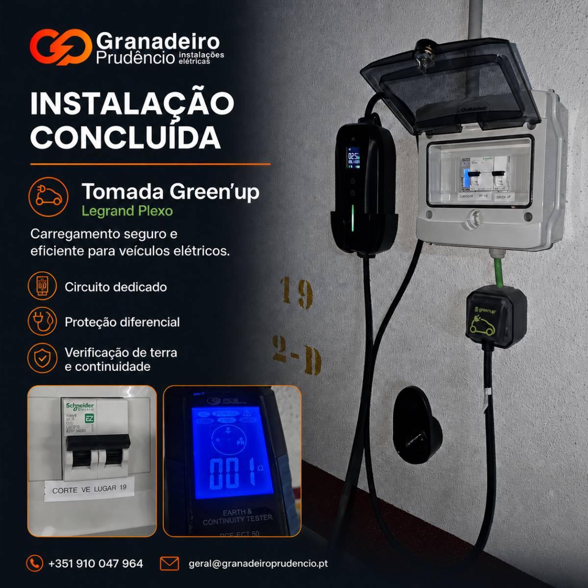 Granadeiro Prudêncio Instalações Elétricas - Amadora - Problemas Elétricos e de Cabos
