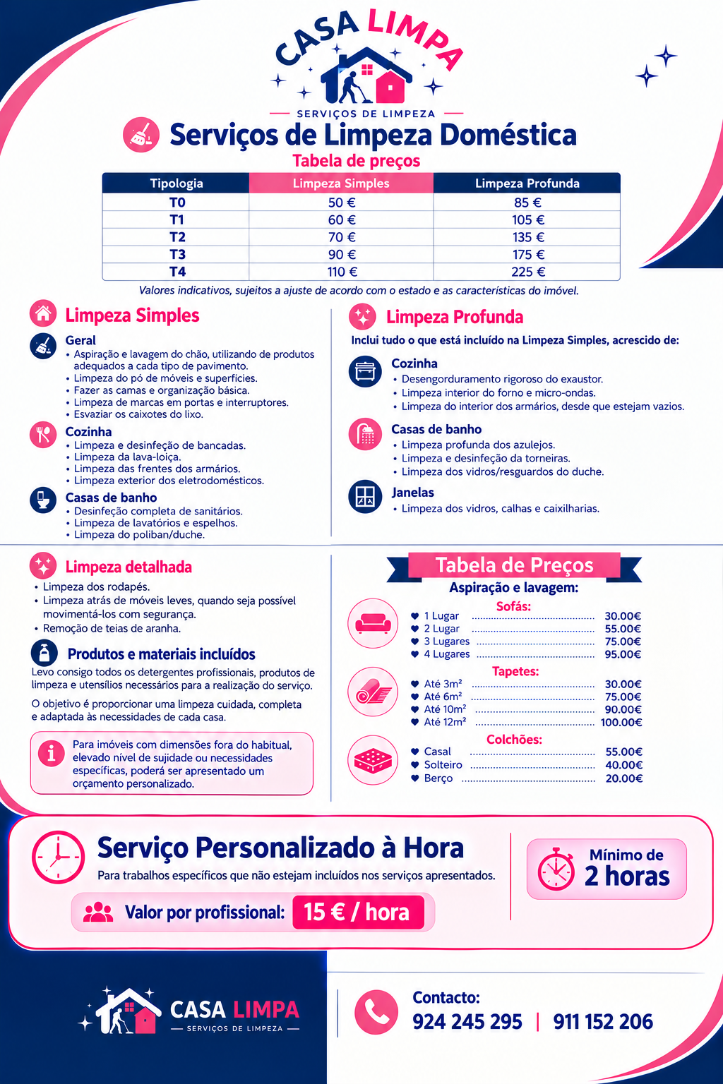 Casa Limpa - Sintra - Limpeza de Propriedade
