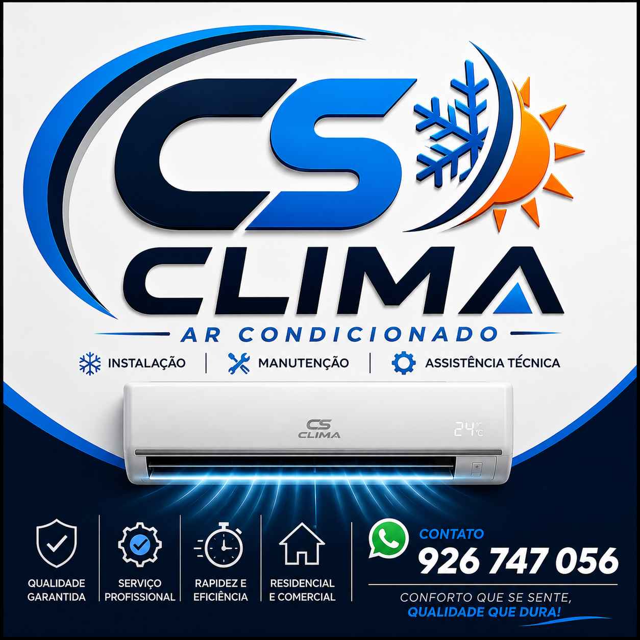 CS Clima - Almada - Installation de ventilateur