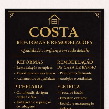 Costa Reformas e Remodelações - Braga - Limpieza general