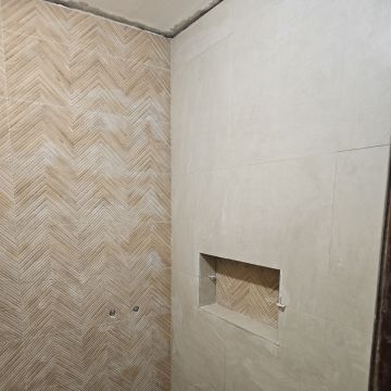 Casa do pai Remodelações - Sintra - Revestimento de Casa de Banho