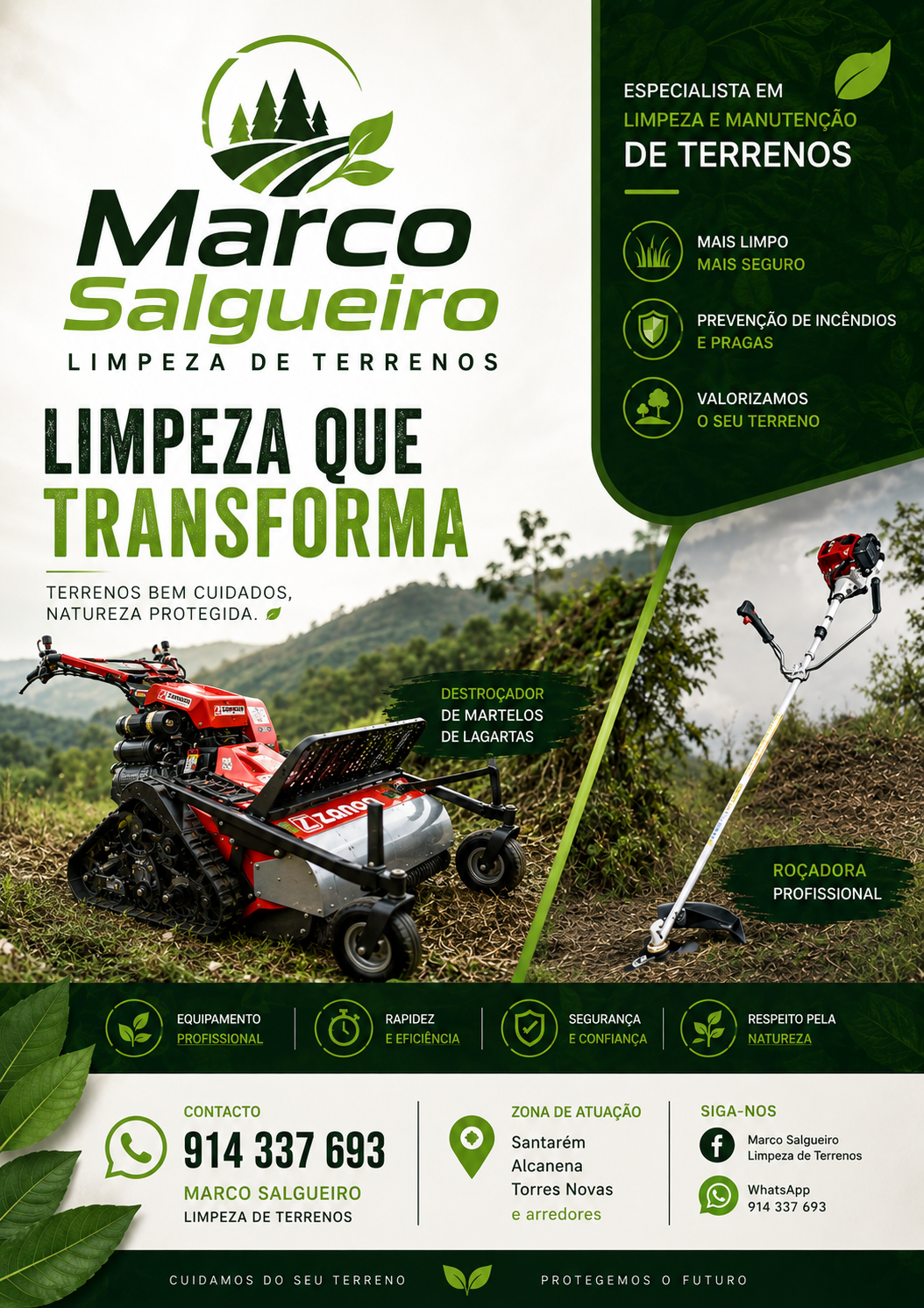 Marco Salgueiro Limpeza de terrenos - Alcanena - Gartenarbeit