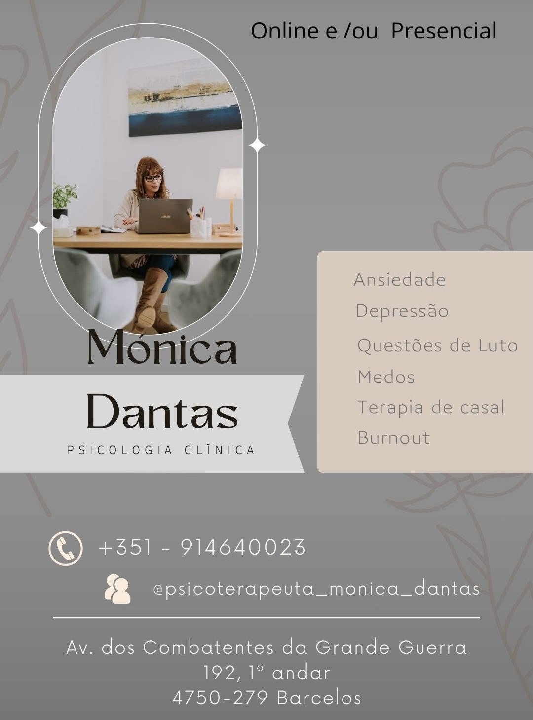 Mónica Dantas - Barcelos - Mental Health Counseling