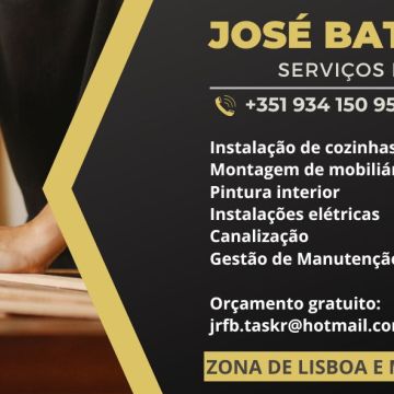 José Renato Fonseca Batista - Amadora - Trockenbau reparieren und Oberflächenstruktur geben