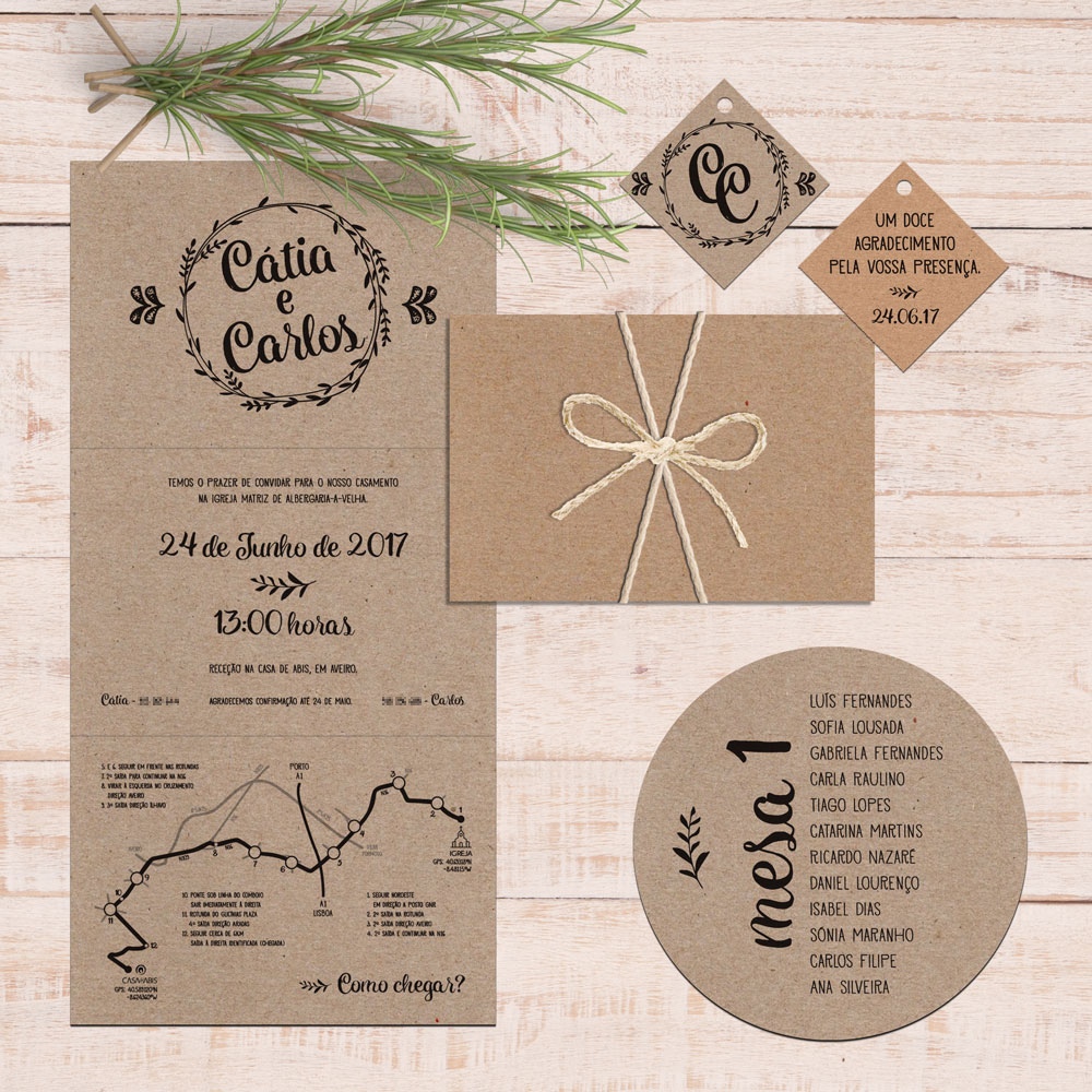 Beapaper - Mafra - Wedding Invitations