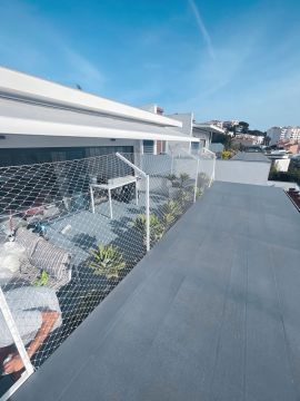 Saldanha Redes de Proteção - Lisboa - Balcony Glazing Installation