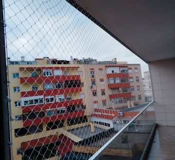 Saldanha Redes de Proteção - Lisboa - Gazebo Installation