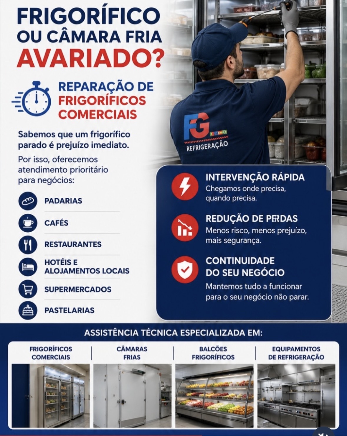 FG Refrigeração e eletricidade - Lisboa - Manutenção de Ar Condicionado