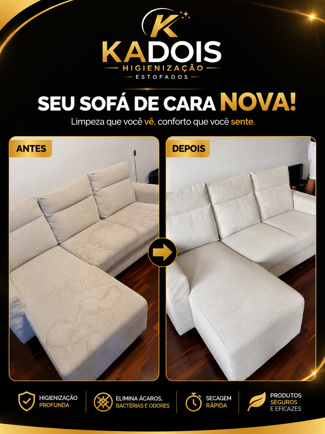 Kadois higienização - Braga - Limpeza de Espaço Comercial