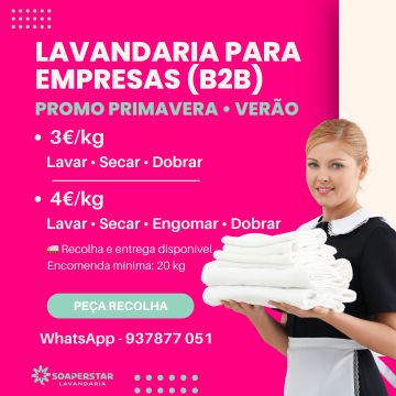 Soaperstar Lavandaria - Amadora - Lavado y planchado