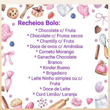 OsDocinhosDaMarisa - Pedrógão Grande - Fabrico de Bolos