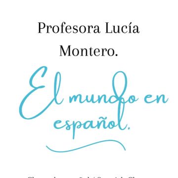 Lucía Montero - Setúbal - Spanish Lessons