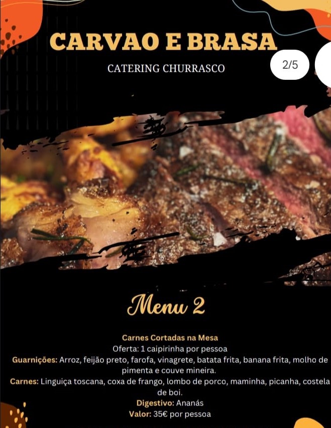 Carvão na Brasa - Vila Nova de Gaia - Catering ao Domicílio (para Eventos)