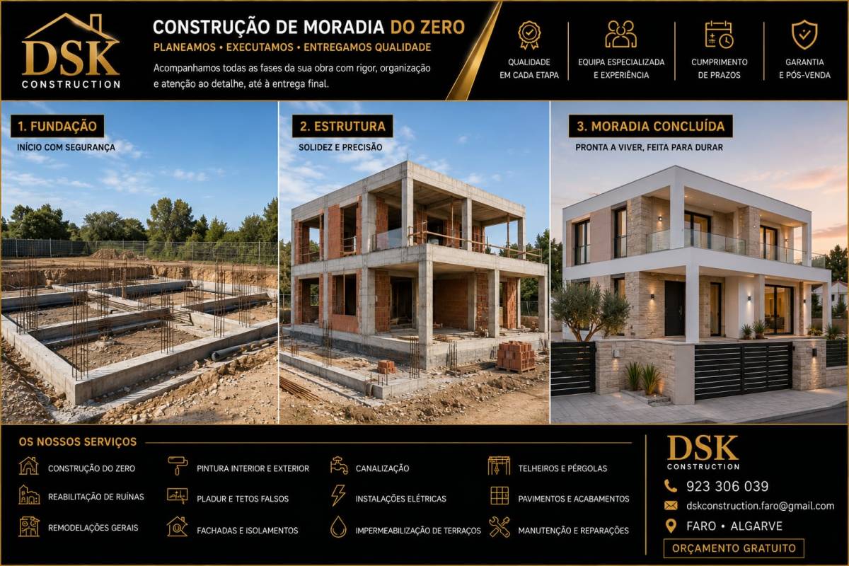 DSK Construction - Faro - Badsanierung