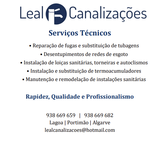 Leal Canalizações - Lagoa - Rohrleitungen im Außenbereich reparieren oder warten