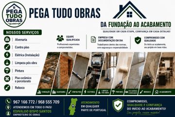 Transportes Mudanças Pega Tudo - Seixal - Construção de Muro