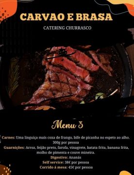 Carvão na Brasa - Vila Nova de Gaia - Catering de Jantar Corporativo