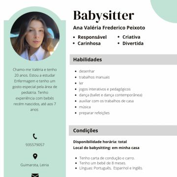 Valéria - Leiria - Babysitting