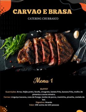 Carvão na Brasa - Vila Nova de Gaia - Catering para Eventos (Serviço Completo)