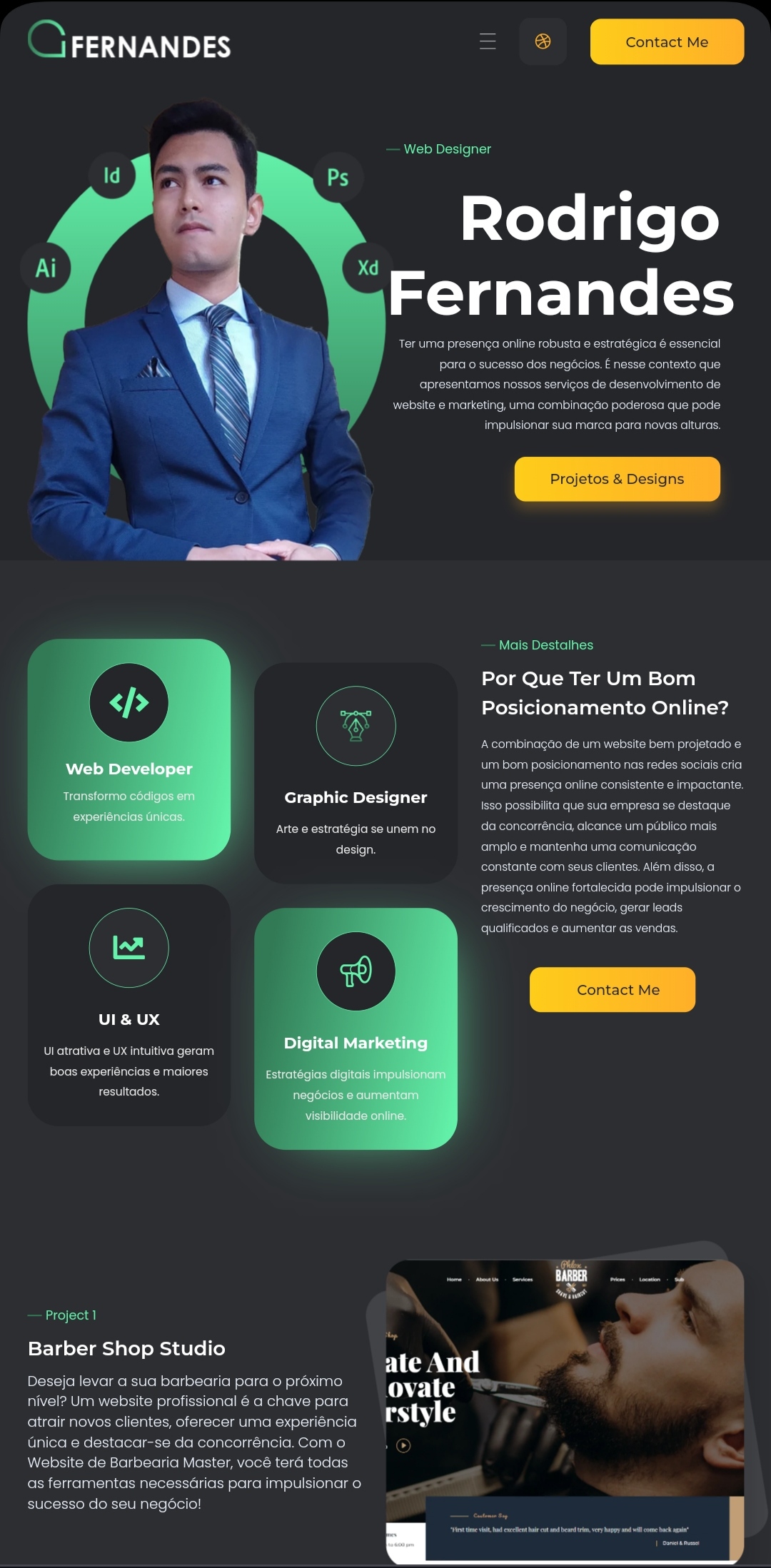 Rodrigo Fernandes - Porto - Web Design