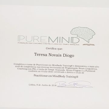 Teresa Novais Diogo - Cascais - Sessão de Psicoterapia
