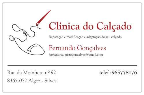 Clinica do calcado do Algoz - Silves - Restauro, Tratamento e Reparação de Couro