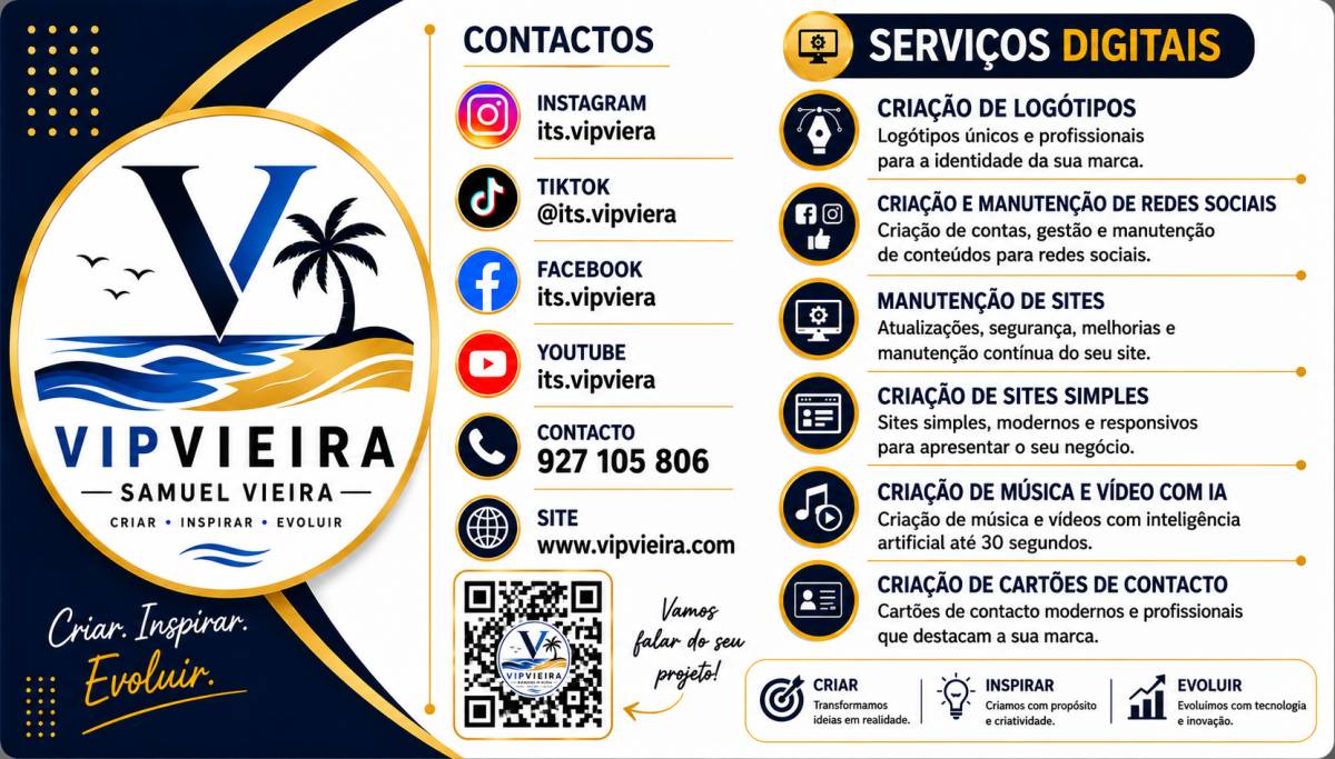 VIPVIEIRA - Odemira - Logodesign