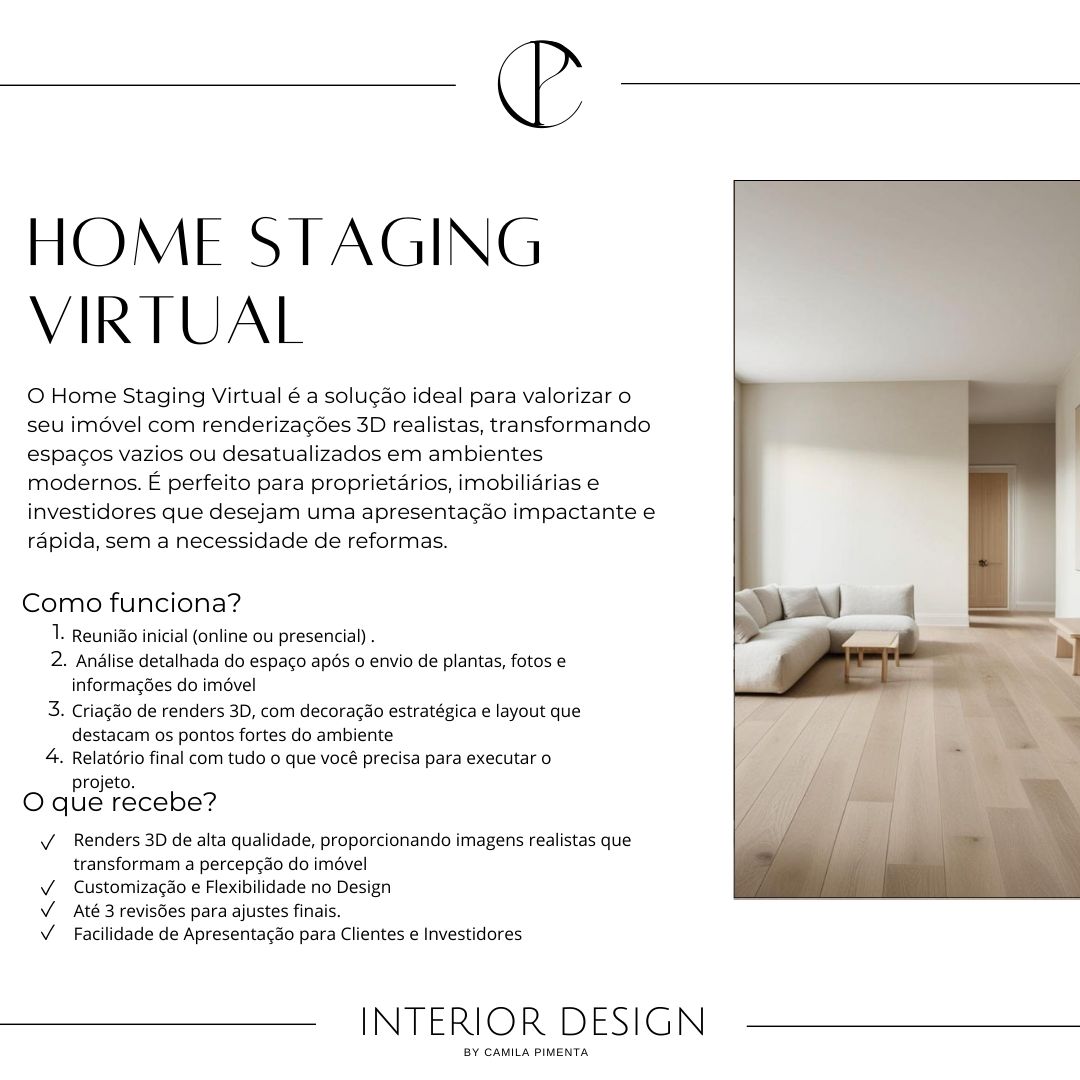 Interior Design by Camila Pimenta - Faro - Decorators