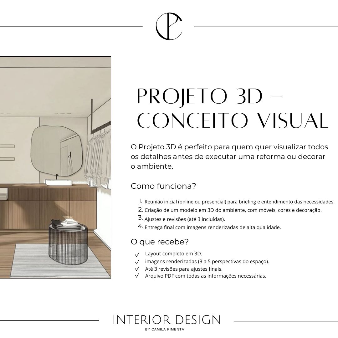 Interior Design by Camila Pimenta - Faro - Technical Design