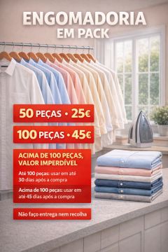 Negem Aguiar - Porto - Lavado y planchado