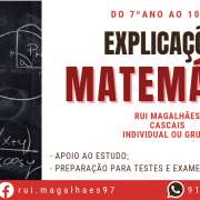 Rui Magalhaes - Cascais - Explicações de Matemática do 3º Ciclo