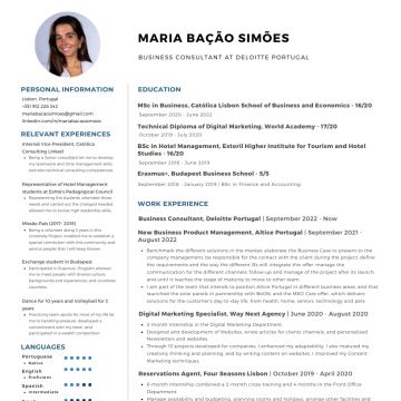 Maria Simões - Lisboa - Event Help and Wait Staff