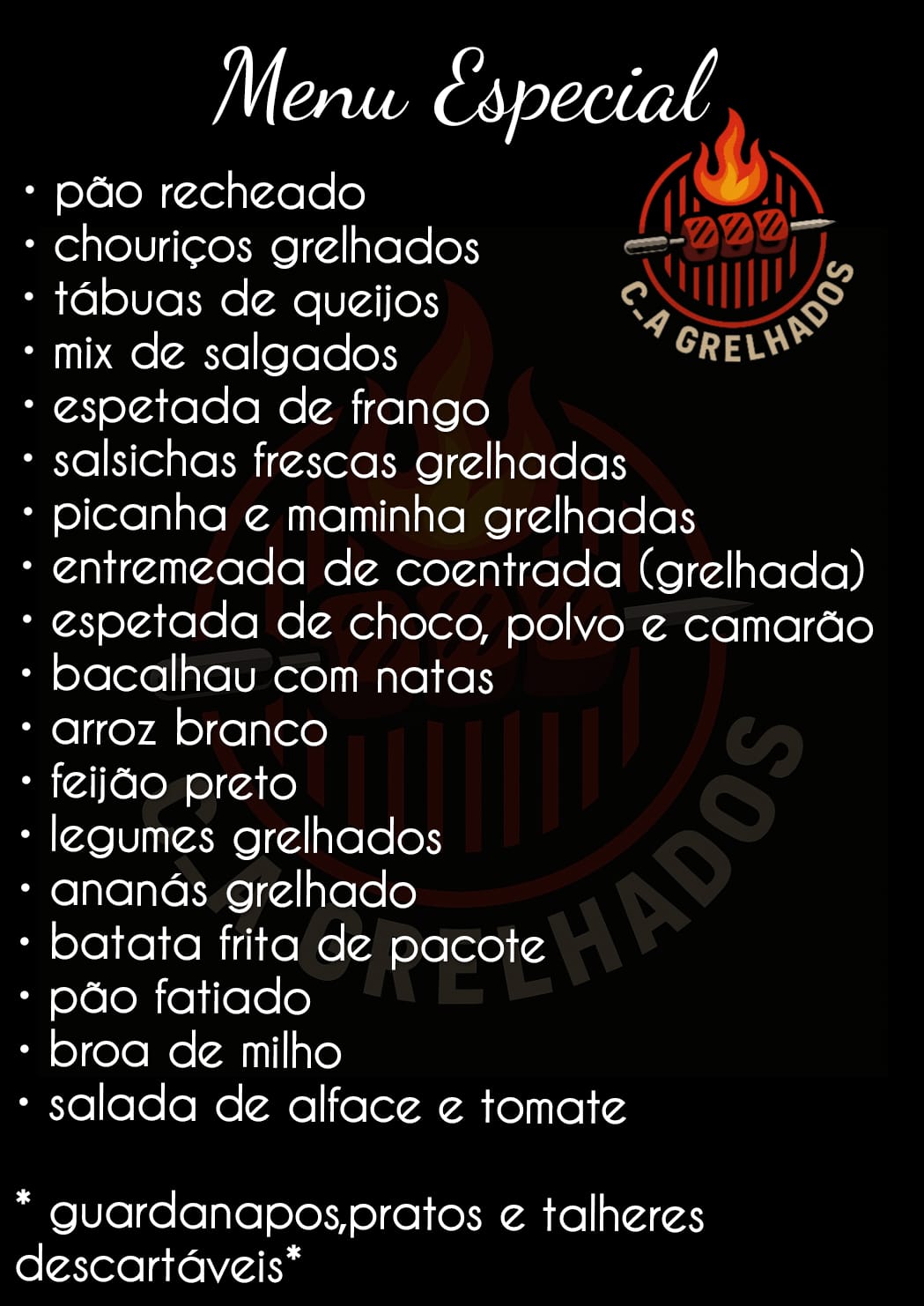 C&A Grelhados - Torres Vedras - Catering de eventos (servicio completo)