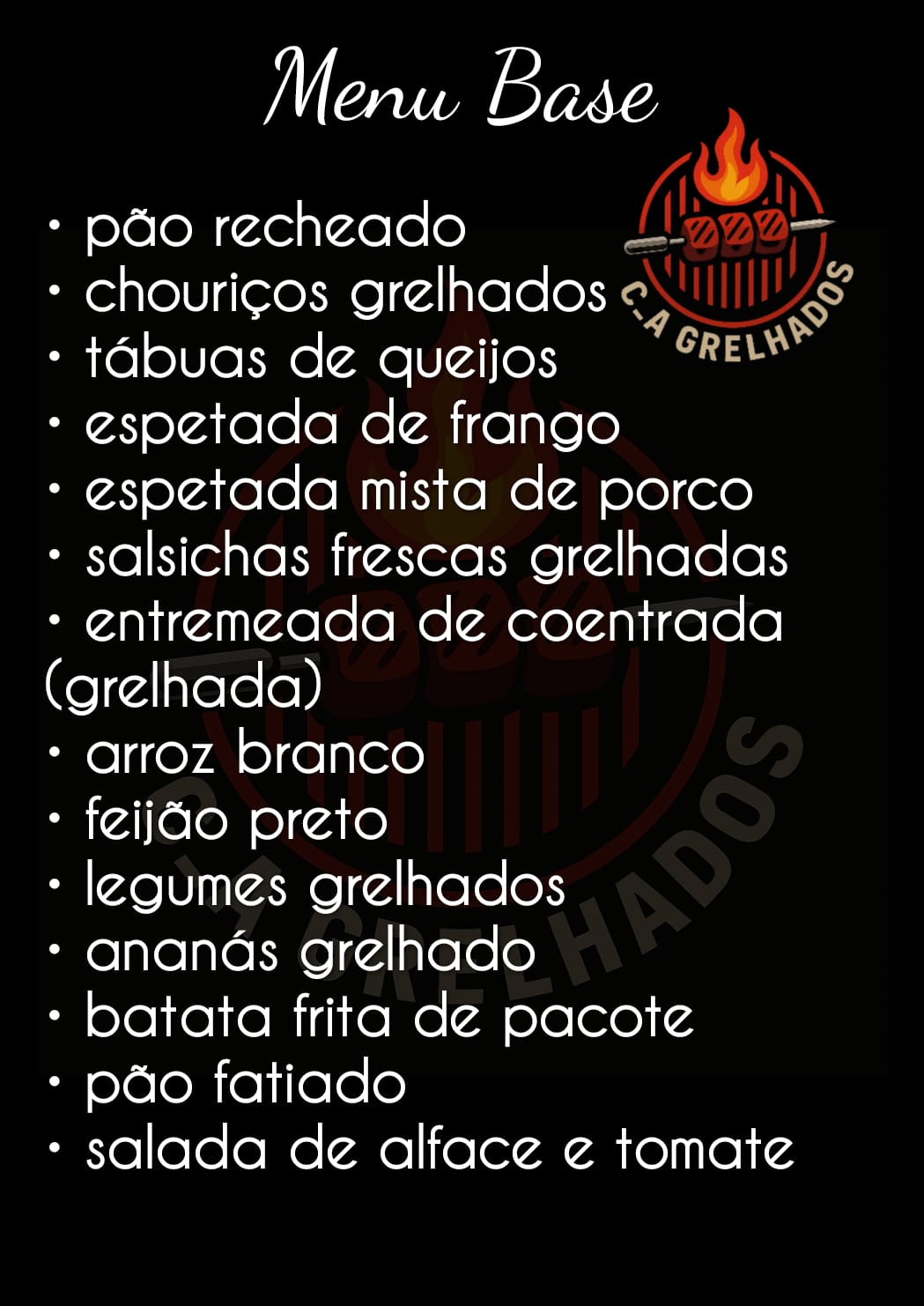 C&A Grelhados - Torres Vedras - Catering para eventos (Entrega)