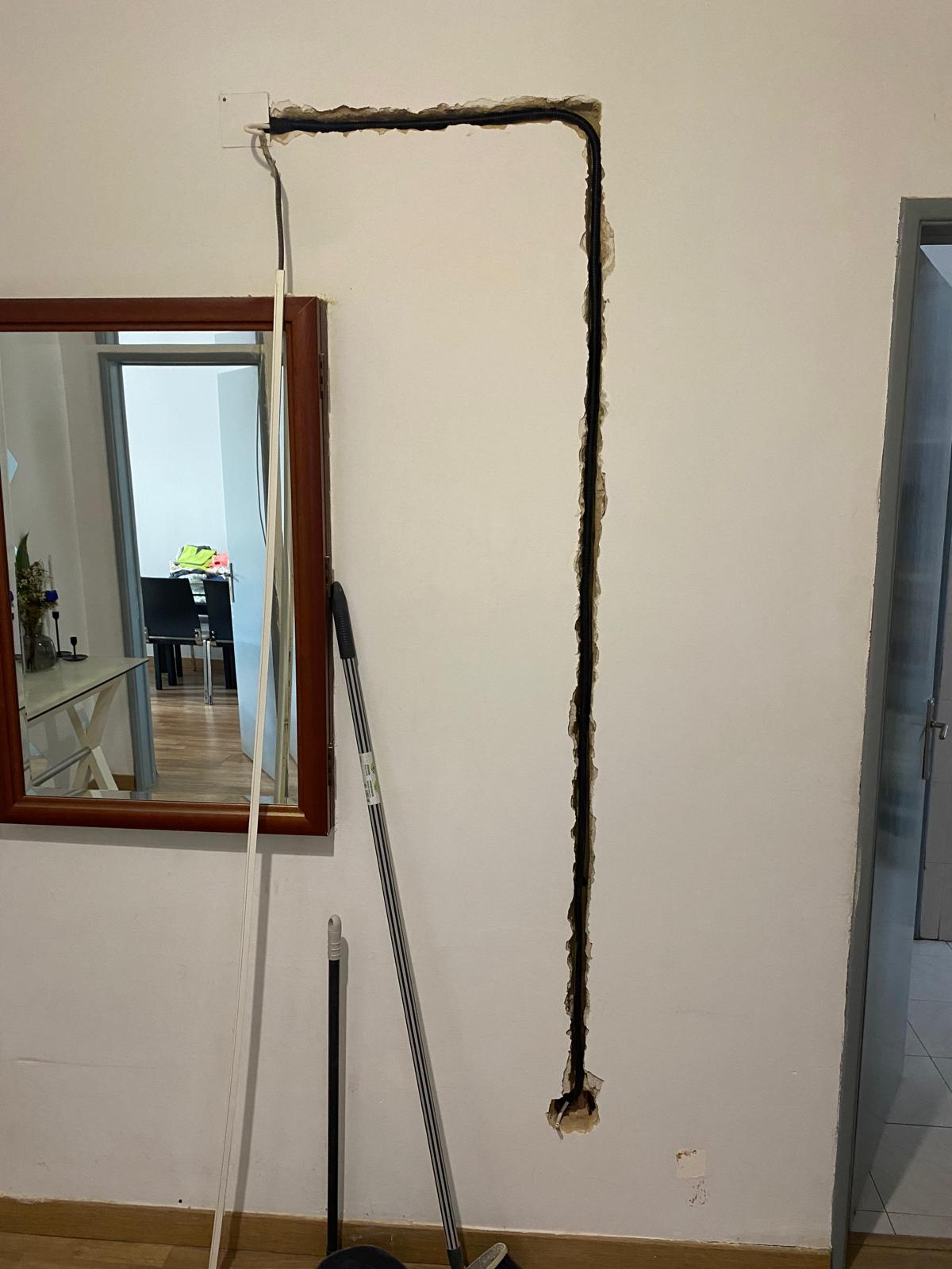 Reparação e Manutenção de Espaços - Sintra - Installation de cloisons en plaques de plâtre