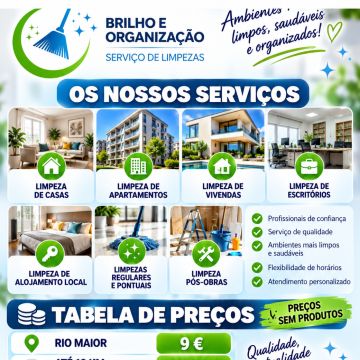 Brilho & Organização - Rio Maior - Deep or Spring Cleaning