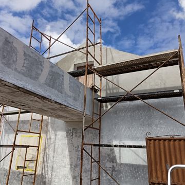 PintArte - Figueira da Foz - Trockenbau reparieren und Oberflächenstruktur geben