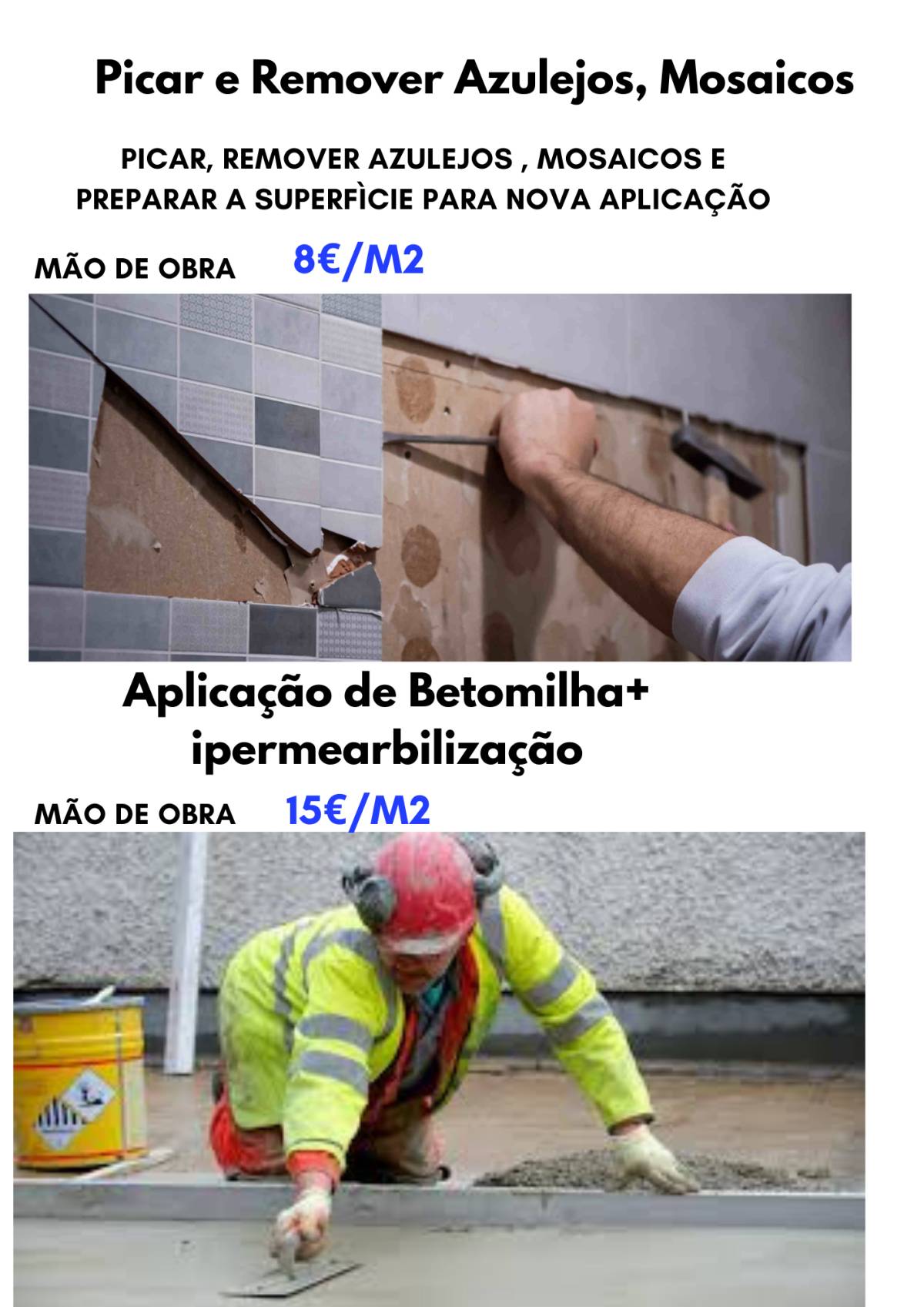 Alan Costa Pedreiro - Sintra - Instalação de Escadas