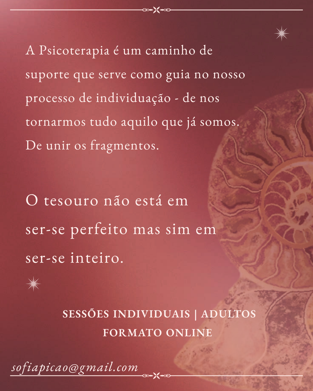 Sofia Picão | Psicóloga - Constância - Psicoterapia