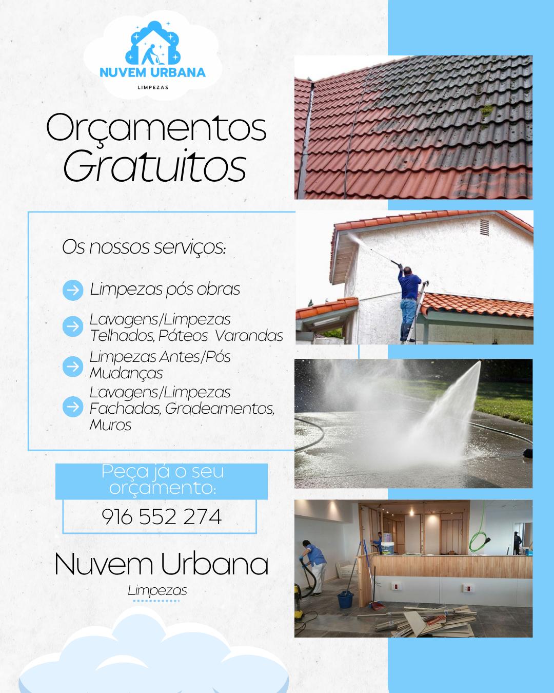 Nuvem Urbana - Limpezas - Torres Vedras - Limpeza a Fundo