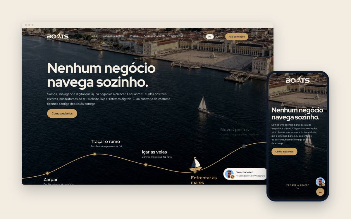 BOATS | Soluções Digitais - Sintra - Desarrollador de aplicaciones para iOS