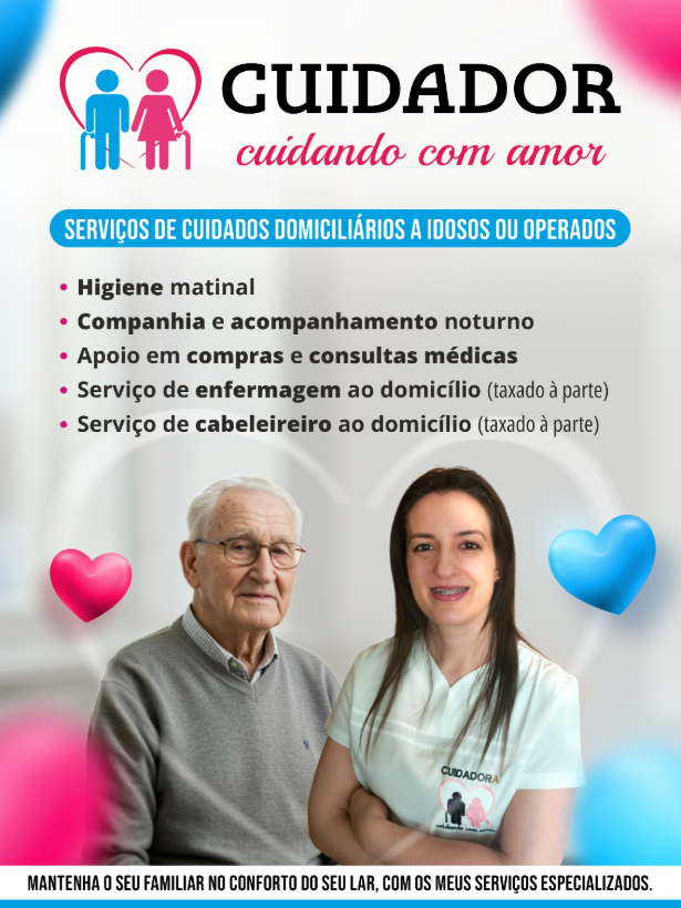 Cuidando com amor - Coimbra - Apoio ao Domícilio e Lares de Idosos