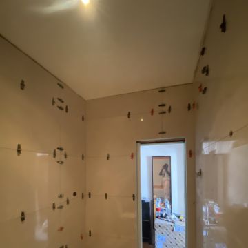 Casal Santos remodelação - Sintra - Trockenbau reparieren und Oberflächenstruktur geben