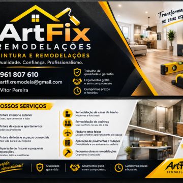 Remodelaçoes Gerais - Almada - Construção de Parede Interior